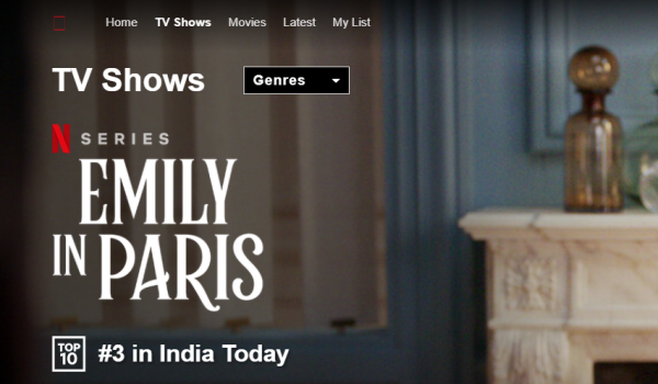 Top TV show in India on Netflix